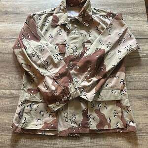 US Military Desert Camo BDU Combat Jacket Medium Short E4